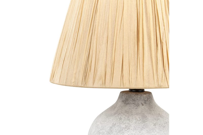 Kivlak Bordlampe 56 cm E27 - Grå/Natur - Belysning - Lamper & indendørsbelysning - Vindueslampe - Vindueslampe på fod