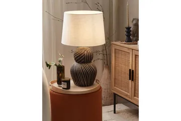 Korska Bordlampe 63 cm E27 - Sort/Hvid - Belysning - Lamper & indendørsbelysning - Bordlampe