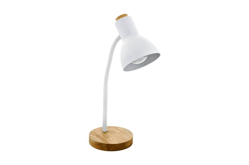 Bordlampe Eglo Veradal Hvid, Brun - Hvid/Brun - Belysning - Lamper & indendørsbelysning - Bordlampe - Skrivebordslampe