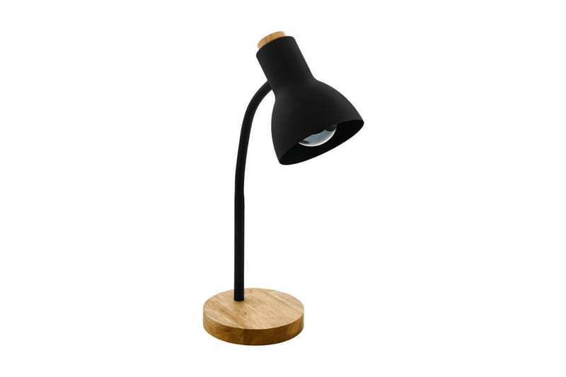 Bordlampe Eglo Veradal Sort, Brun - Sort/Brun - Belysning - Lamper & indendørsbelysning - Bordlampe - Skrivebordslampe