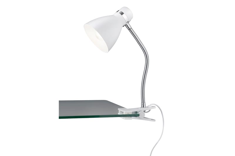 Trio Lighting Harvey Klemlampe E27 Mat Hvid - Belysning - Lamper & indendørsbelysning - Læselampe