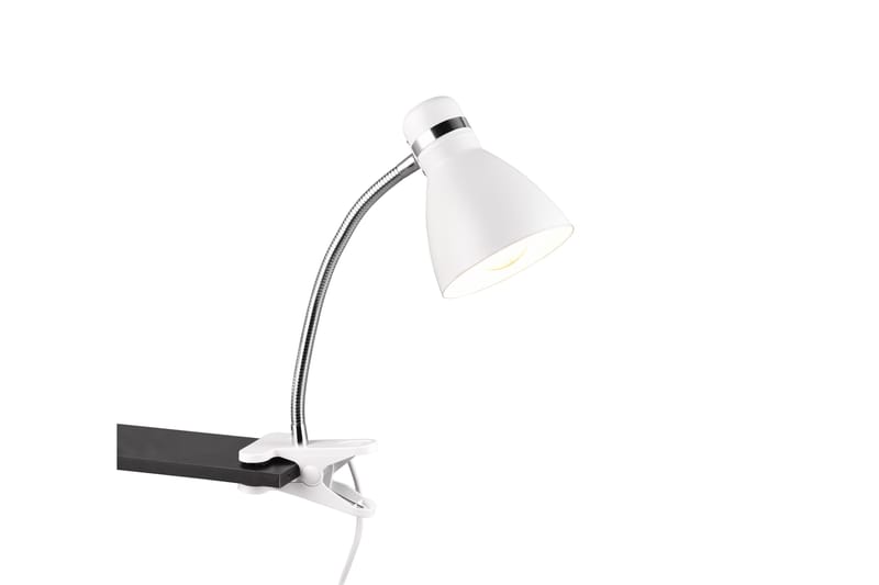 Trio Lighting Harvey Klemlampe E27 Mat Hvid - Belysning - Lamper & indendørsbelysning - Læselampe