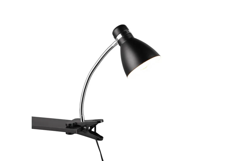Trio Lighting Harvey Klemlampe E27 Matsort - Belysning - Lamper & indendørsbelysning - Læselampe