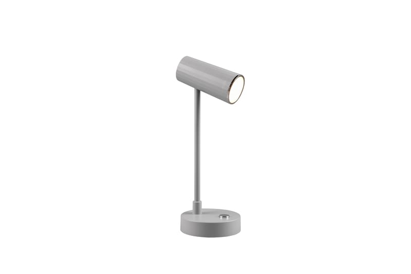 Trio Lighting Lenny LED Bordlampe Grå Genopladelig - Belysning - Lamper & indendørsbelysning - Bordlampe - Skrivebordslampe