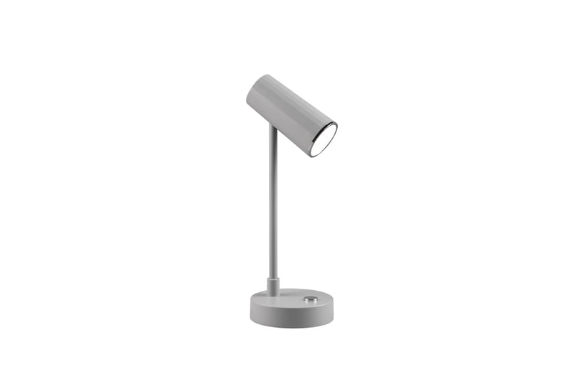 Trio Lighting Lenny LED Bordlampe Grå Genopladelig - Belysning - Lamper & indendørsbelysning - Bordlampe - Skrivebordslampe