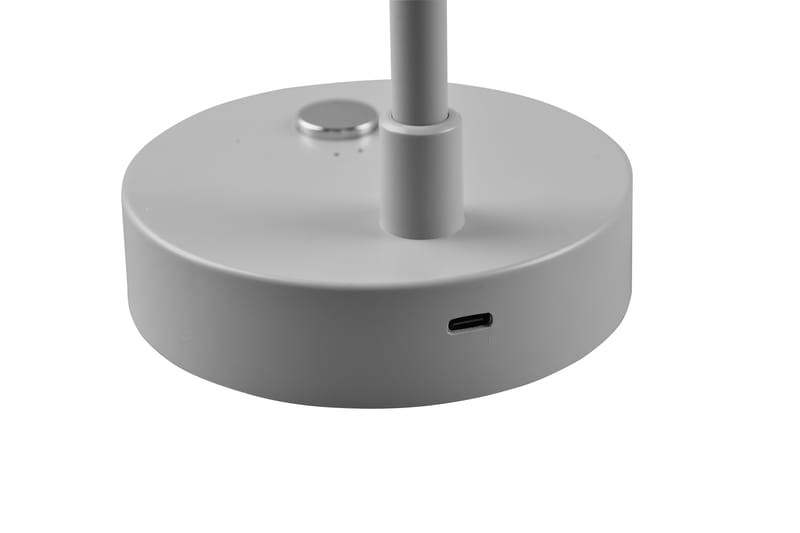 Trio Lighting Lenny LED Bordlampe Grå Genopladelig - Belysning - Lamper & indendørsbelysning - Bordlampe - Skrivebordslampe