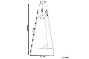 Lampione Gulvlampe 133 cm - Flerfarvet - Belysning - Lamper & indendørsbelysning - Soveværelse lampe
