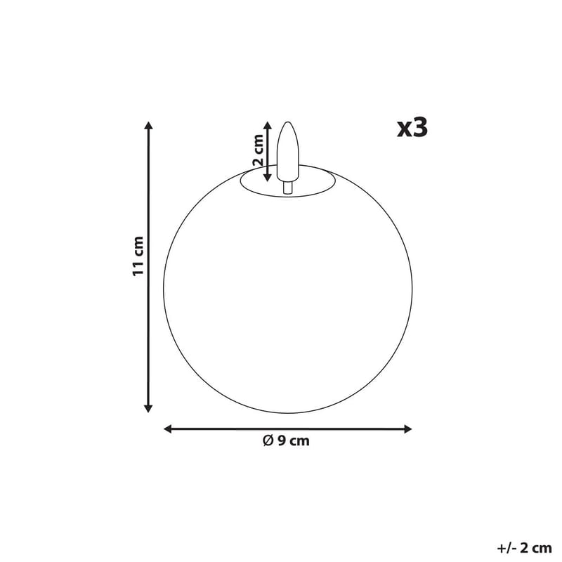 LED-lys Ambrosia Sæt med 3 - Belysning - Lamper & indendørsbelysning - Dekorativ belysning