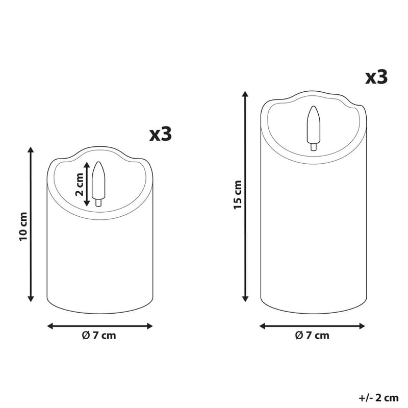 LED-lys Amorea Sæt med 6 - Boligtilbehør - Julepynt & højtidsdekorationer - Juelpynt og juledekoration - Julelys
