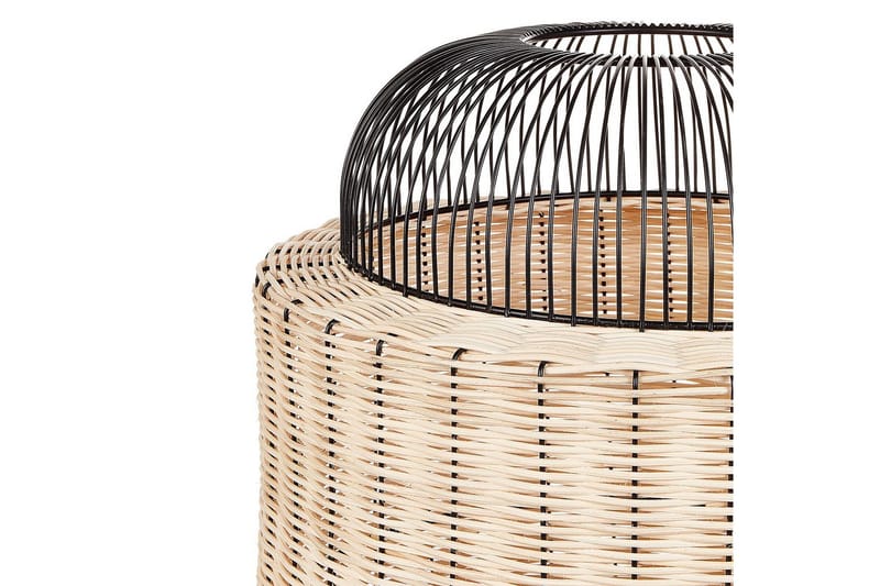 Leftyr Bordlampe 55 cm E27 - Sort/Natur - Belysning - Lamper & indendørsbelysning - Vindueslampe - Vindueslampe på fod