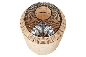 Leftyr Bordlampe 55 cm E27 - Sort/Natur - Belysning - Lamper & indendørsbelysning - Bordlampe