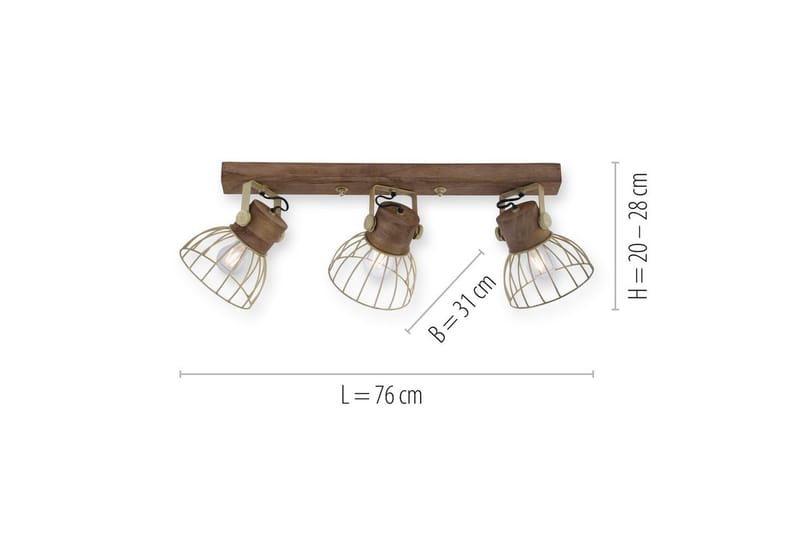 Alami Just Light Væg/Loftslampe - Belysning - Lamper & indendørsbelysning - Loftlampe - Pendellamper & hængelamper