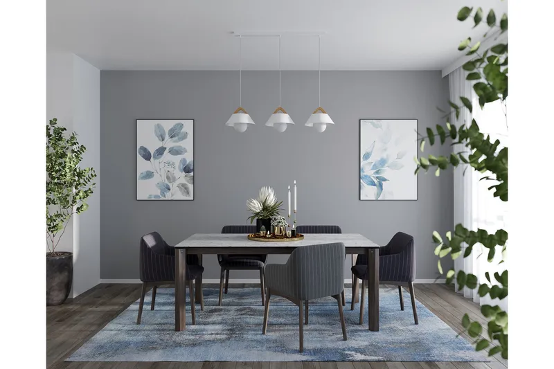 Almitara Loftlampe Rund - Sort - Belysning - Lamper & indendørsbelysning - Loftlampe - Pendellamper & hængelamper