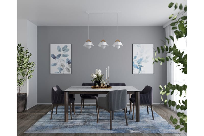 Almitara Loftlampe Rund - Sort - Belysning - Lamper & indendørsbelysning - Loftlampe - Pendellamper & hængelamper