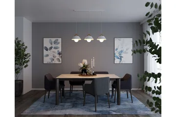 Almitara Loftlampe Rund - Sort - Belysning - Lamper & indendørsbelysning - Loftlampe - Pendellamper & hængelamper