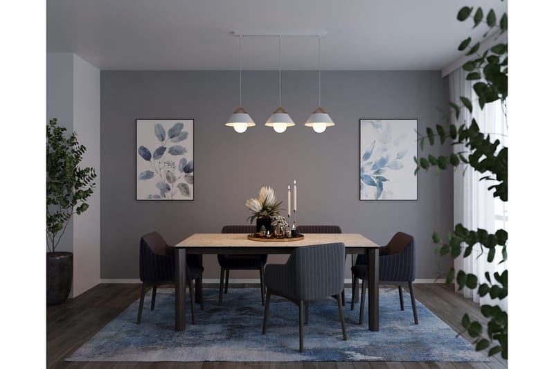 Almitara Loftlampe Rund - Sort - Belysning - Lamper & indendørsbelysning - Loftlampe - Pendellamper & hængelamper