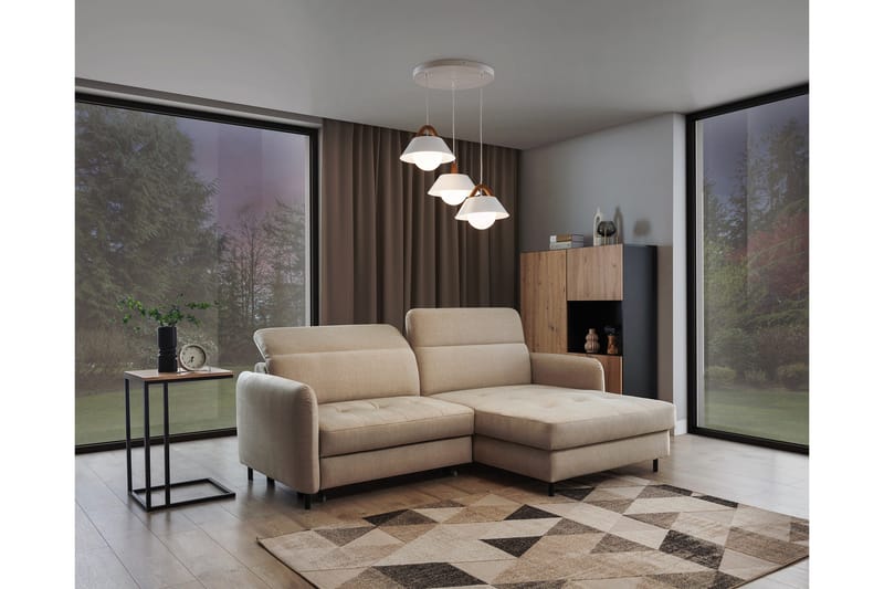 Almitara Loftlampe Rund - Sort - Belysning - Lamper & indendørsbelysning - Loftlampe - Pendellamper & hængelamper