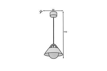Almitara Pendellampe - Sort - Belysning - Lamper & indendørsbelysning - Loftlampe - Pendellamper & hængelamper