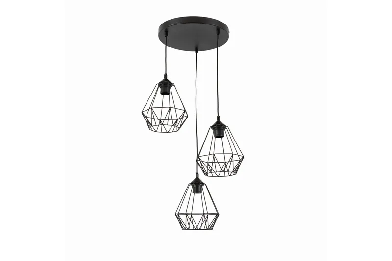 Bendinni Pendellampe Rund, Sort