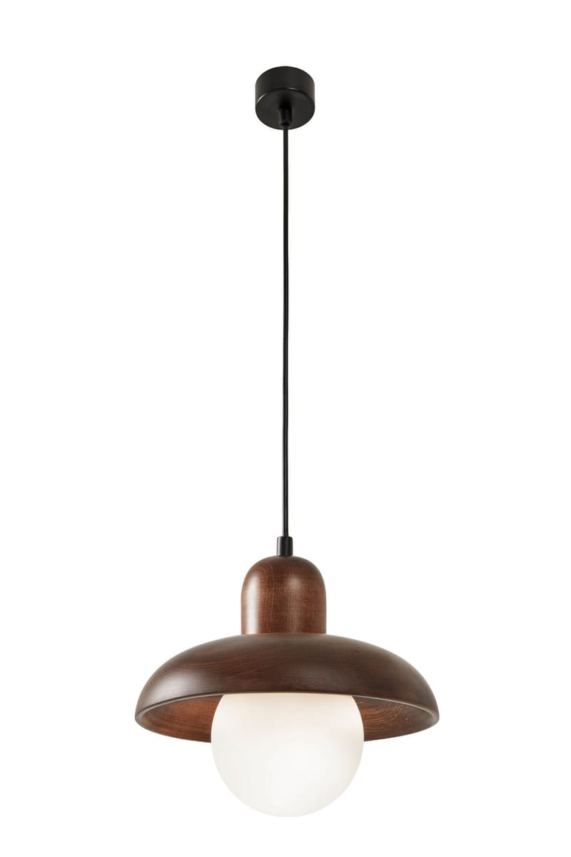 Beylin pendellampe - Sort Valnød Hvid - Belysning - Lamper & indendørsbelysning - Loftlampe - Lysekroner