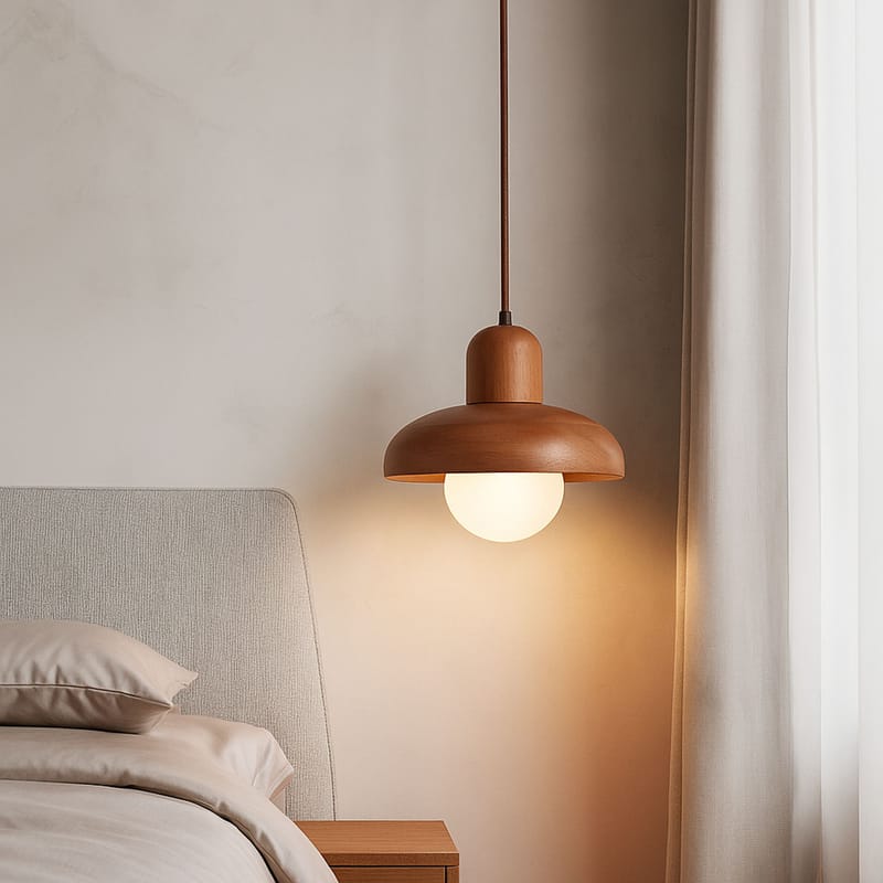 Beylin pendellampe - Sort Eg Hvid - Belysning - Lamper & indendørsbelysning - Loftlampe - Lysekroner