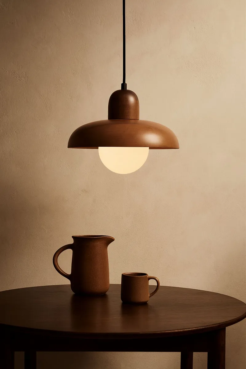 Beylin pendellampe - Sort Valnød Hvid - Belysning - Lamper & indendørsbelysning - Loftlampe - Lysekroner