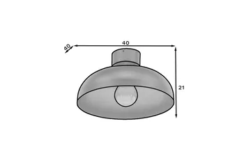 Desolo Loftslampe - Sort - Belysning - Lamper & indendørsbelysning - Loftlampe - Plafond