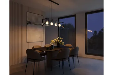 Eluvies Pendellampe Rund - Sort - Belysning - Lamper & indendørsbelysning - Loftlampe - Pendellamper & hængelamper