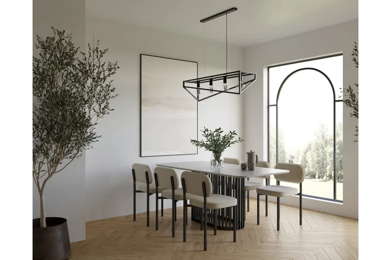 Eluvies Pendellampe Rund - Sort - Belysning - Lamper & indendørsbelysning - Loftlampe - Pendellamper & hængelamper