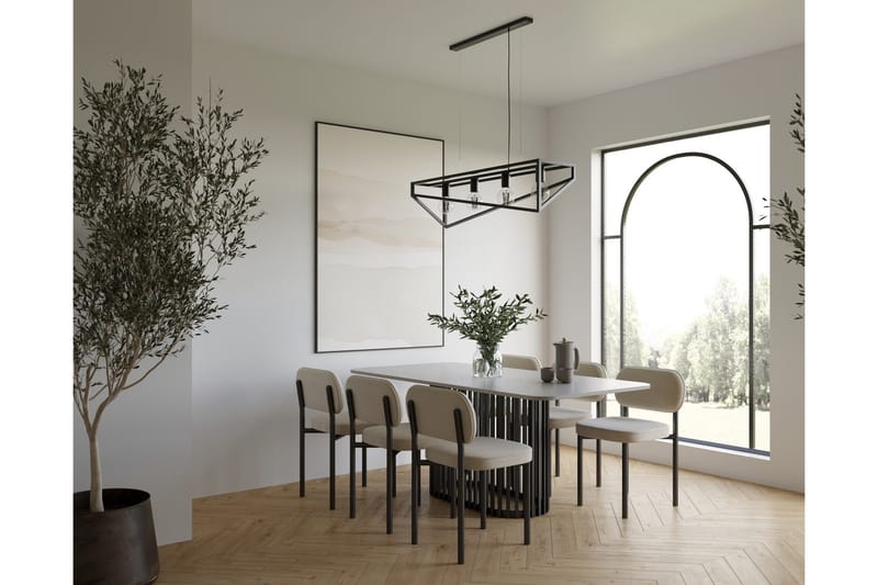 Eluvies Pendellampe Rund - Sort - Belysning - Lamper & indendørsbelysning - Loftlampe - Pendellamper & hængelamper