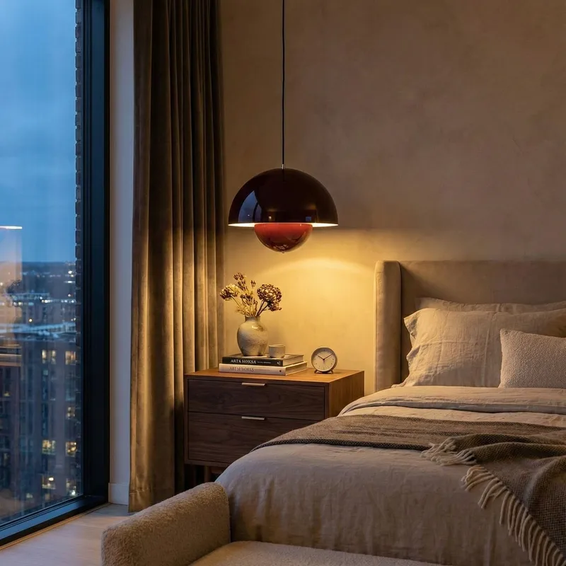 Eylul pendellampe - Vinrød - Belysning - Lamper & indendørsbelysning - Loftlampe - Lysekroner