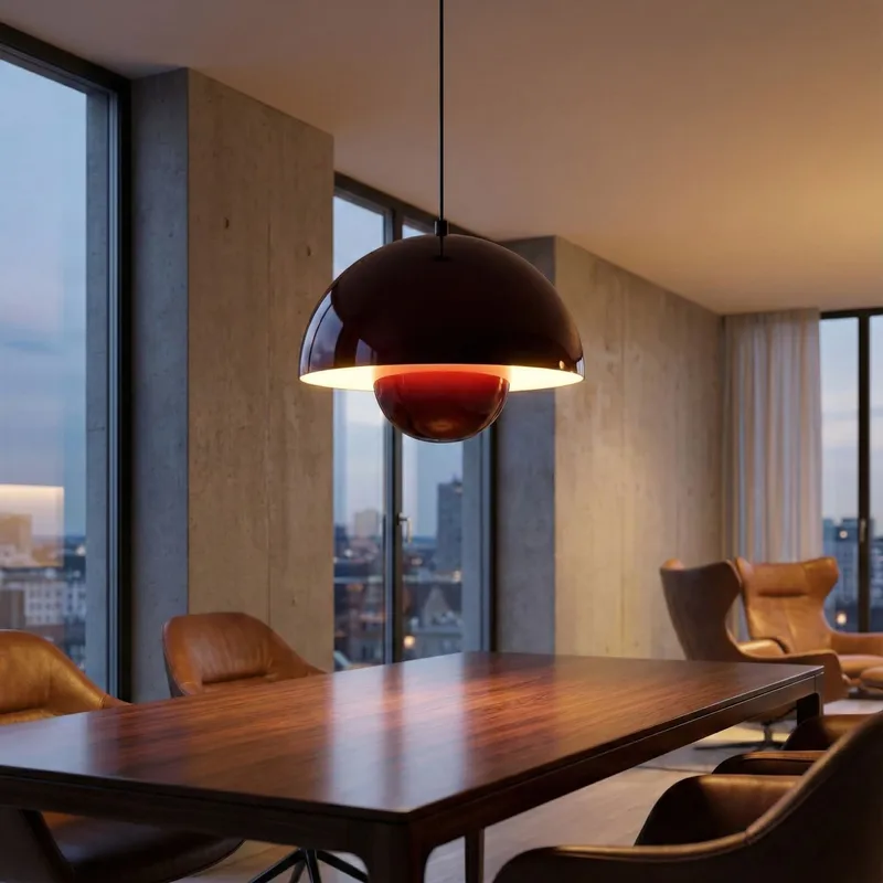 Eylul pendellampe - Vinrød - Belysning - Lamper & indendørsbelysning - Loftlampe - Lysekroner