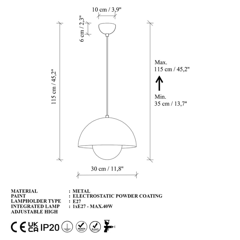 Eylul pendellampe - Grøn - Belysning - Lamper & indendørsbelysning - Loftlampe - Lysekroner