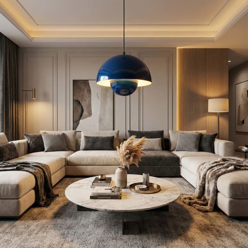 Eylul pendellampe - Blå - Belysning - Lamper & indendørsbelysning - Loftlampe - Lysekroner