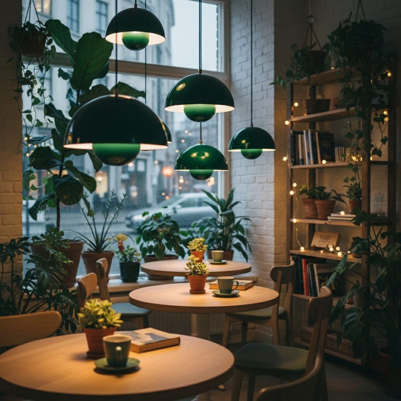 Eylul pendellampe - Grøn - Belysning - Lamper & indendørsbelysning - Loftlampe - Lysekroner