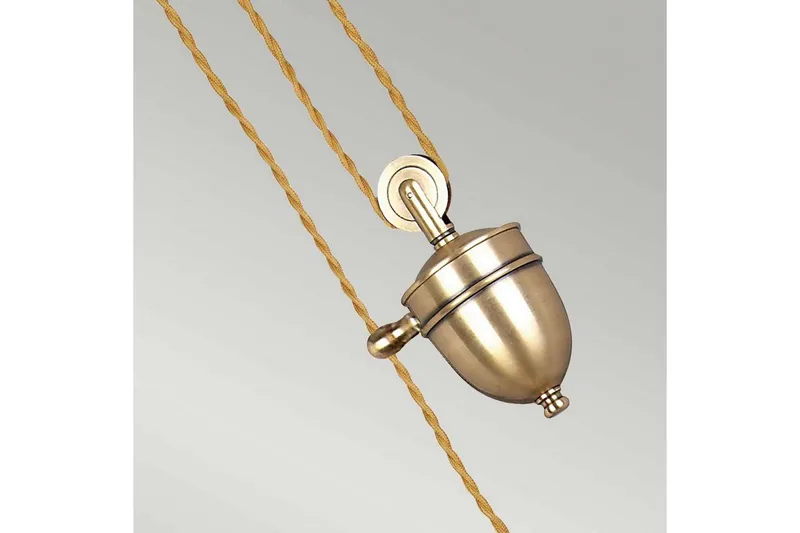 Hængelampe Elstead Lighting Provence Aldret messing - Aldret messing - Belysning - Lamper & indendørsbelysning - Loftlampe - Pendellamper & hængelamper