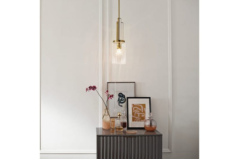 Hængelampe Kichler Kimrose Børstet Naturlig Messing - Børstet Naturlig Messing - Belysning - Lamper & indendørsbelysning - Loftlampe - Pendellamper & hængelamper