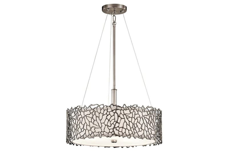 Hængelampe Kichler Sølv Koral 464x175x464 mm - 464x175x464 mm - Belysning - Lamper & indendørsbelysning - Loftlampe - Pendellamper & hængelamper