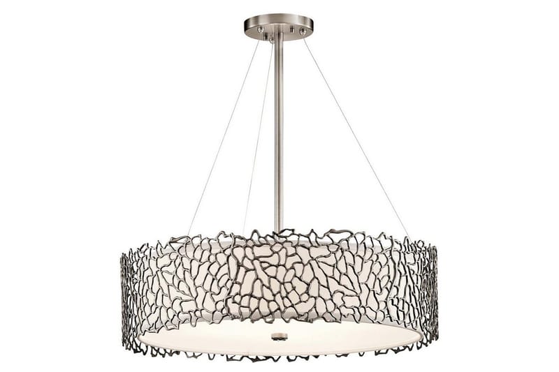 Hængelampe Kichler Sølv Koral 559x175x559 mm - 559x175x559 mm - Belysning - Lamper & indendørsbelysning - Loftlampe - Pendellamper & hængelamper