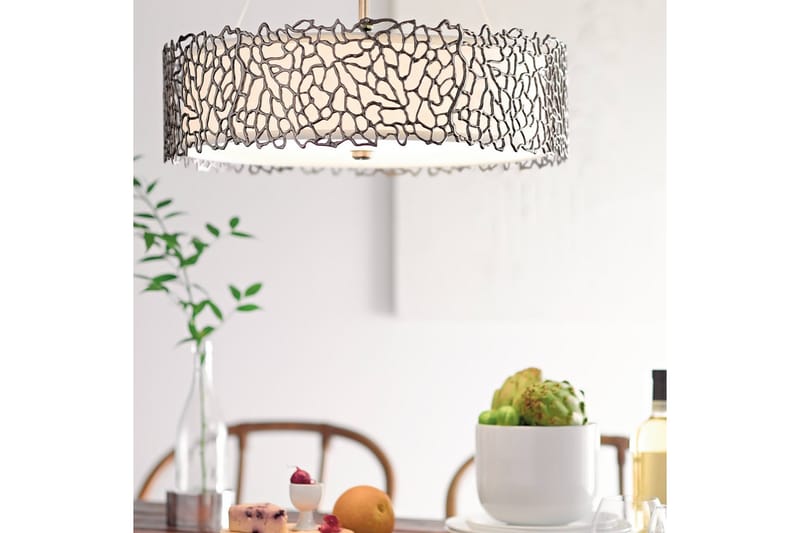 Hængelampe Kichler Sølv Koral 559x175x559 mm - 559x175x559 mm - Belysning - Lamper & indendørsbelysning - Loftlampe - Pendellamper & hængelamper