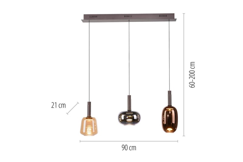 Irides Paul Neuhaus Loftslampe - Belysning - Lamper & indendørsbelysning - Loftlampe - Pendellamper & hængelamper