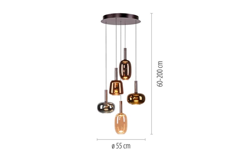 Irides Paul Neuhaus Loftslampe - Belysning - Lamper & indendørsbelysning - Loftlampe - Pendellamper & hængelamper