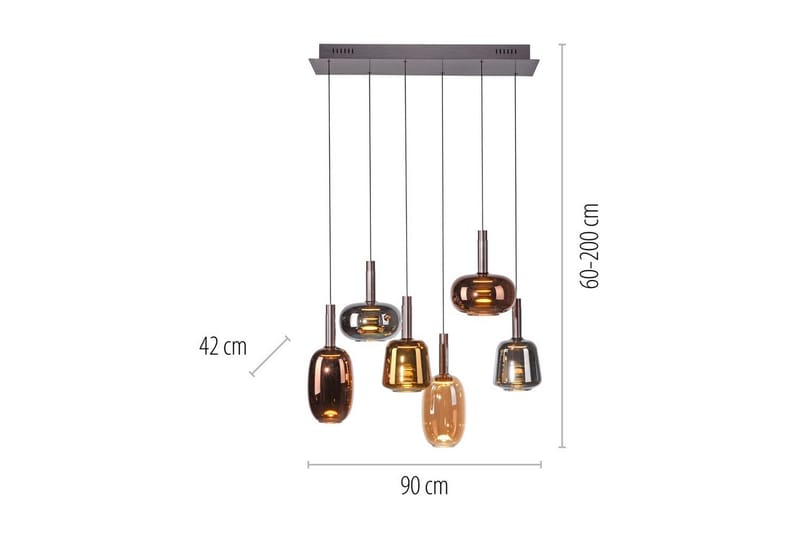 Irides Paul Neuhaus Loftslampe - Belysning - Lamper & indendørsbelysning - Loftlampe - Pendellamper & hængelamper