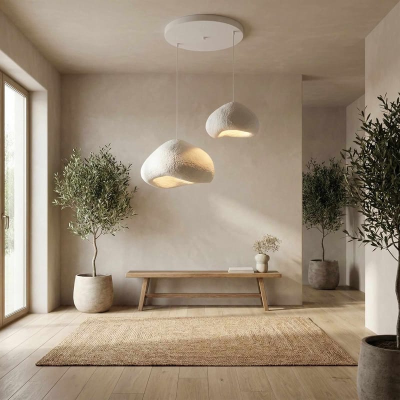 Kaolins pendellampe - Hvid - Belysning - Lamper & indendørsbelysning - Loftlampe - Lysekroner