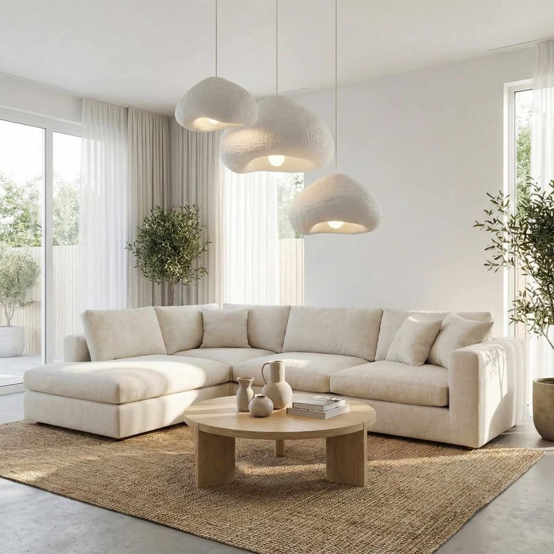 Kaolins pendellampe - Hvid - Belysning - Lamper & indendørsbelysning - Loftlampe - Lysekroner