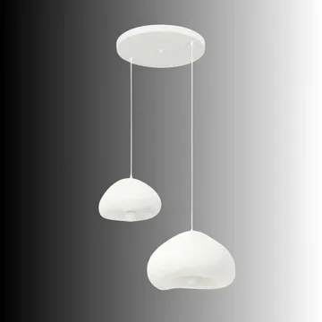 Kaolins pendellampe - Hvid - Belysning - Lamper & indendørsbelysning - Loftlampe - Lysekroner