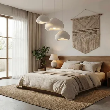 Kaolins pendellampe - Hvid - Belysning - Lamper & indendørsbelysning - Loftlampe - Lysekroner