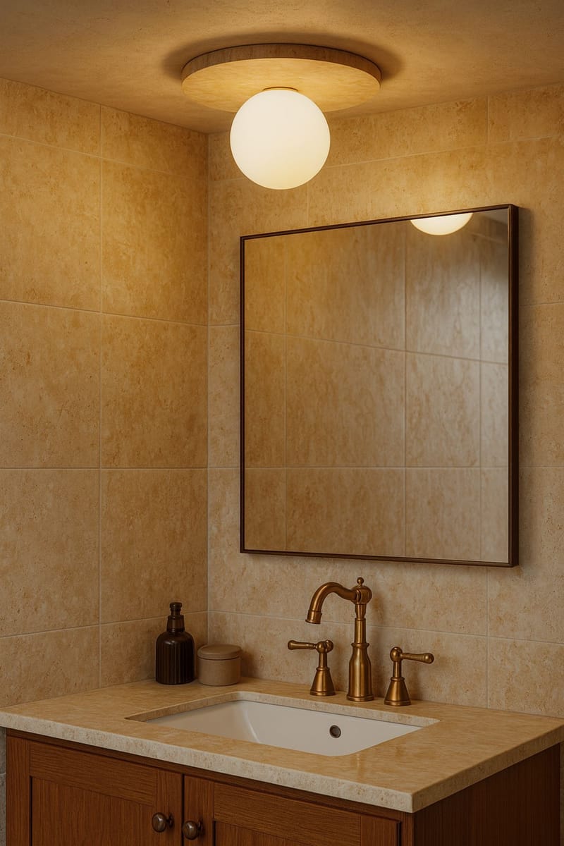 Kummer loftlampe - Beige og Hvid - Belysning - Lamper & indendørsbelysning - Loftlampe - Lysekroner