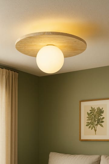 Kummer loftlampe - Beige og Hvid - Belysning - Lamper & indendørsbelysning - Loftlampe - Lysekroner