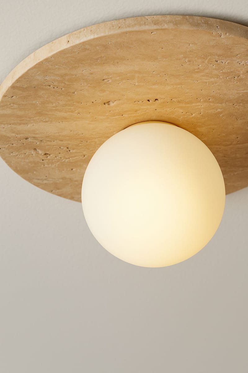 Kummer loftlampe - Beige og Hvid - Belysning - Lamper & indendørsbelysning - Loftlampe - Lysekroner